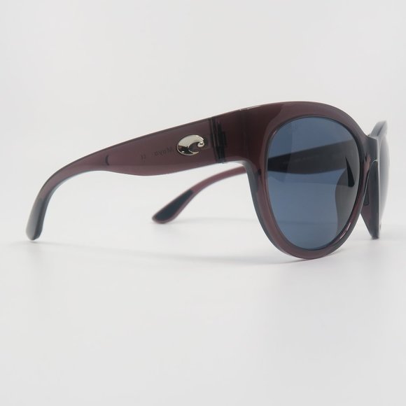 Costa MAYA 06S9011-0555 Translucent Brown/Blue Cat Eye Polarized New Sunglasses - Picture 3 of 7